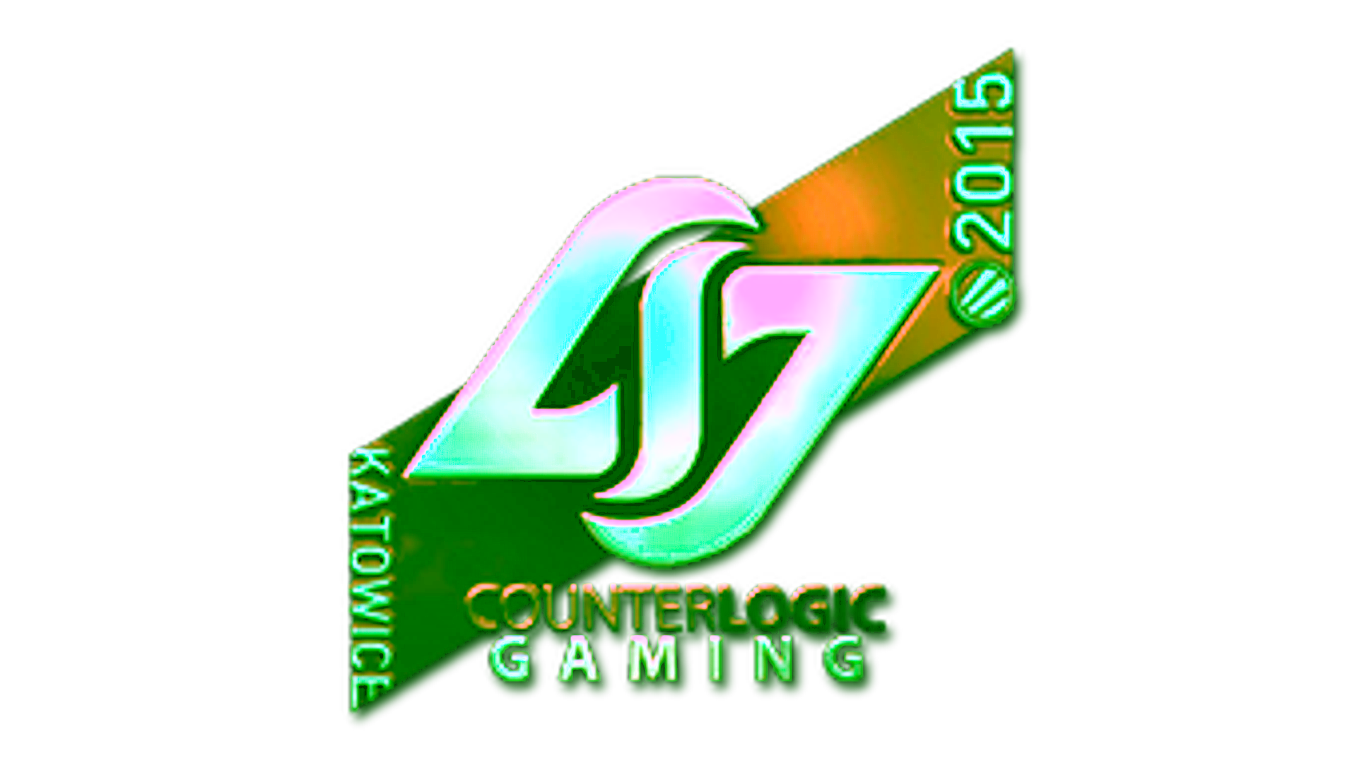 Display for Sticker | Counter Logic Gaming (Gold) | Katowice 2015