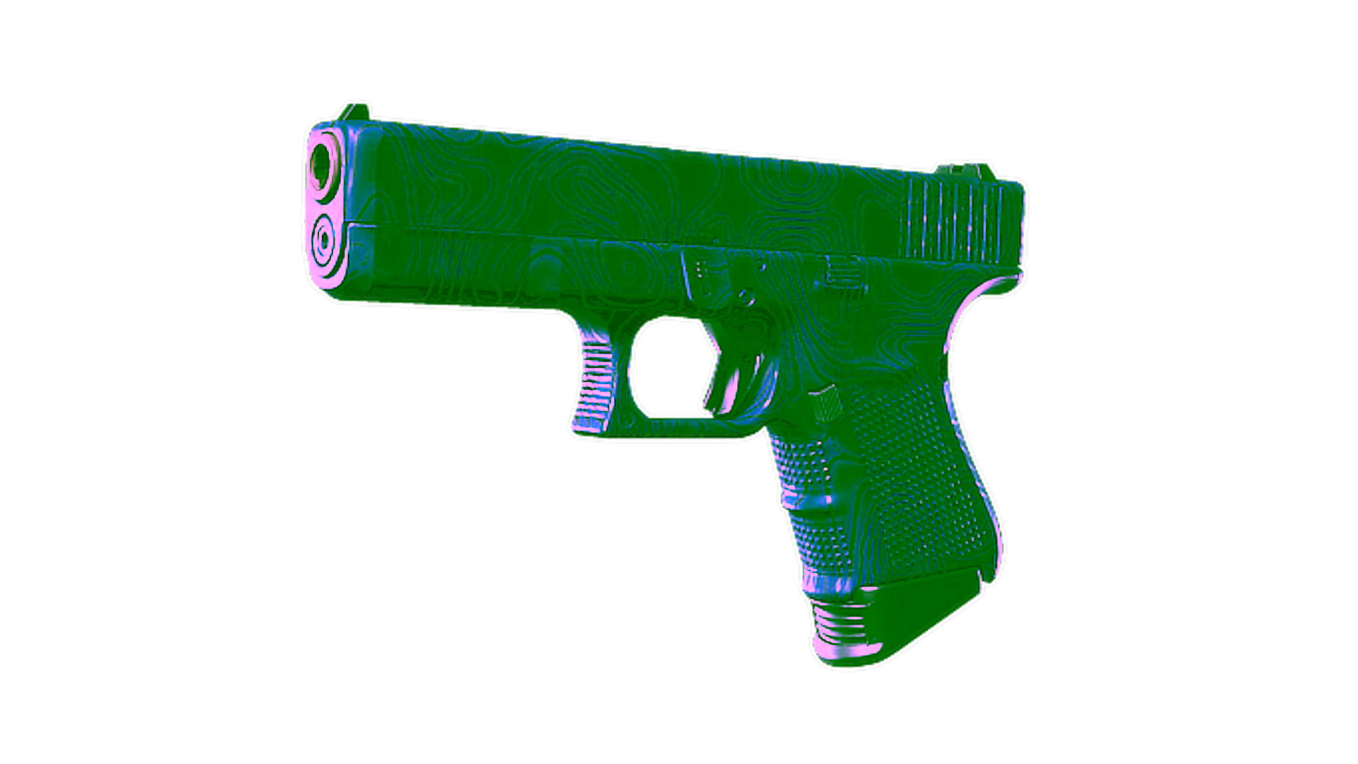 Display for Glock-18 | Ocean Topo (Minimal Wear)