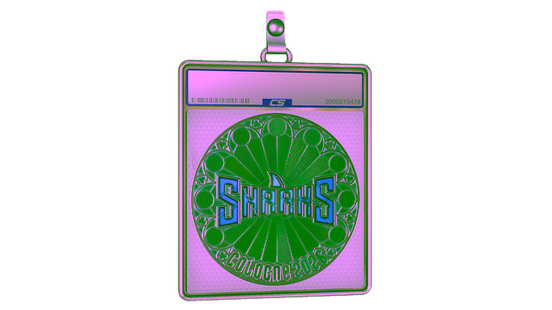Display for Sticker Slab | Sharks Esports (Foil) | Cologne 2026
