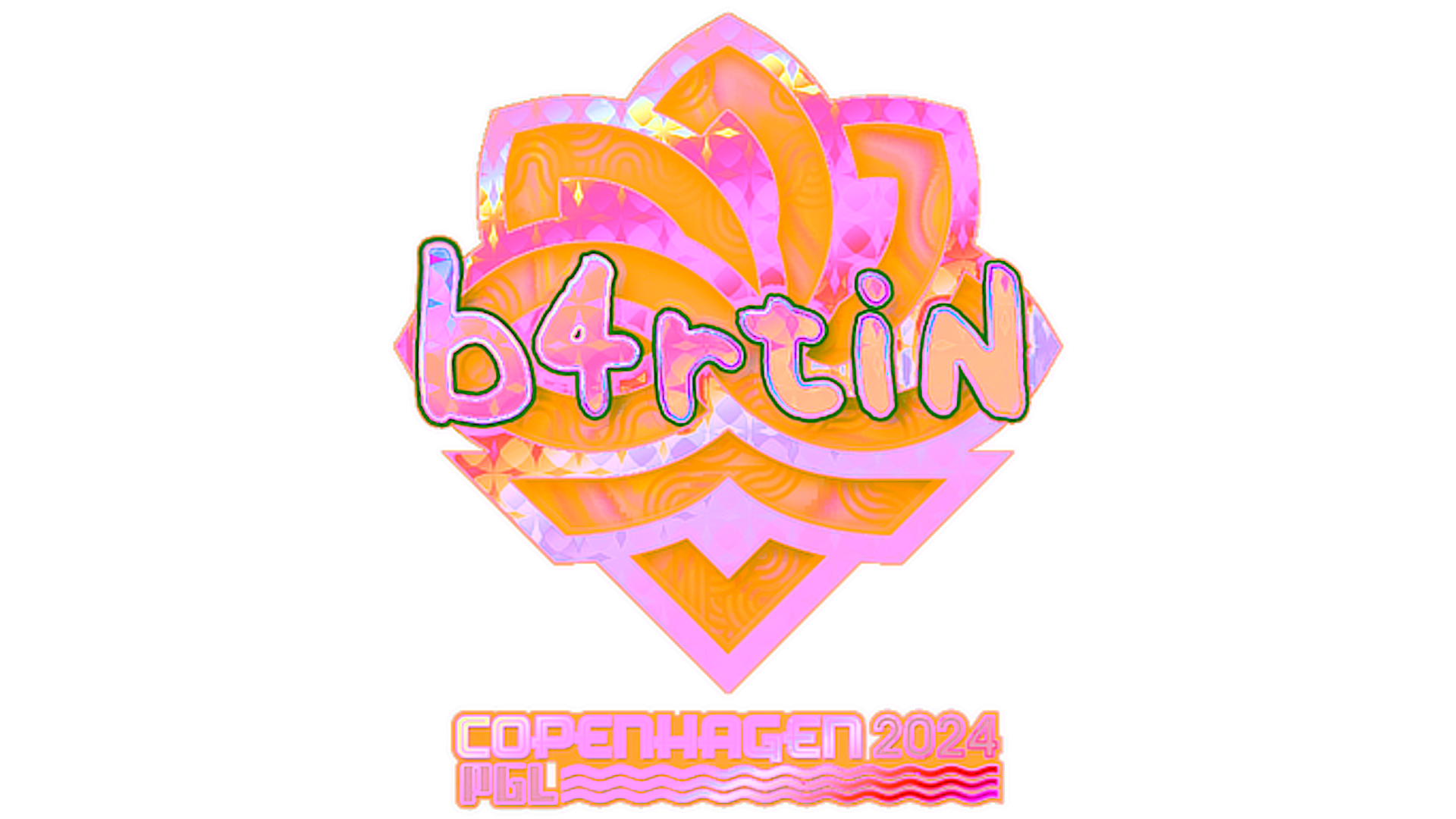 Visar för Sticker | b4rtiN (Holo) | Copenhagen 2024