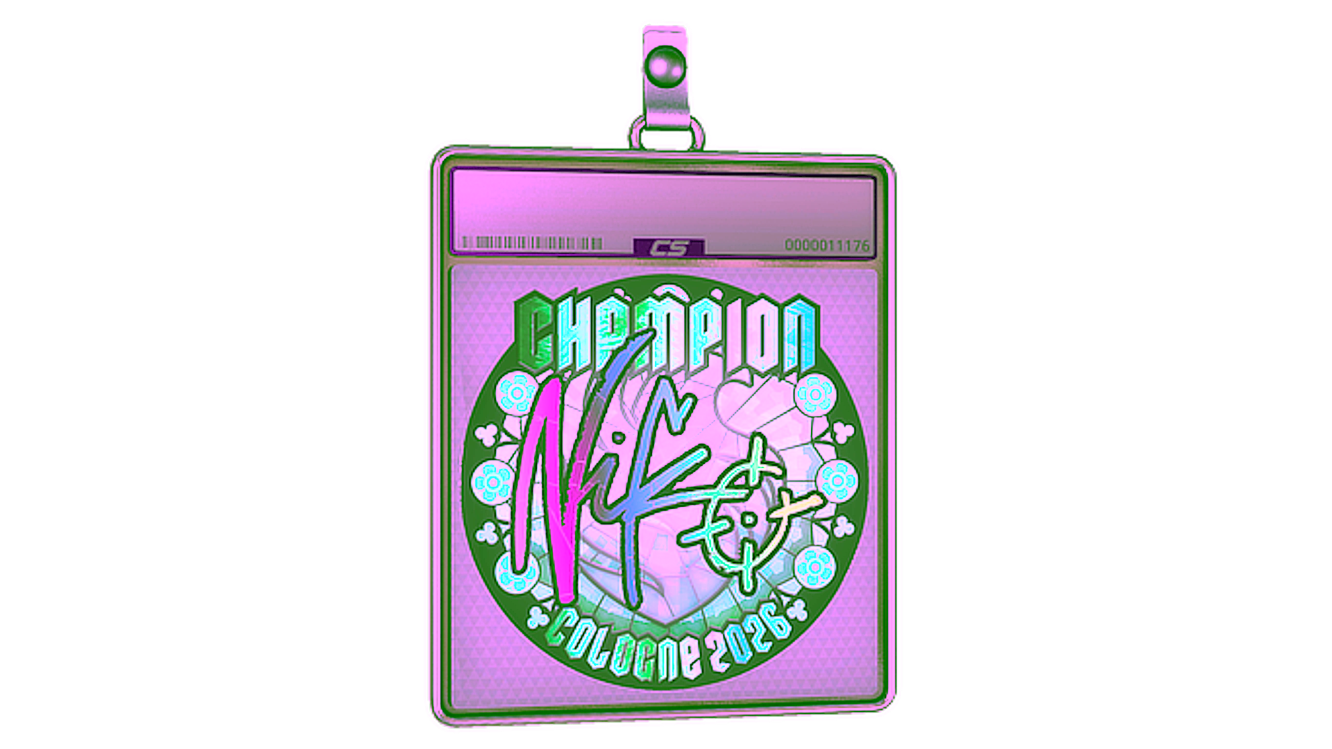 Display for Sticker Slab | NiKo (Holo, Champion) | Cologne 2026