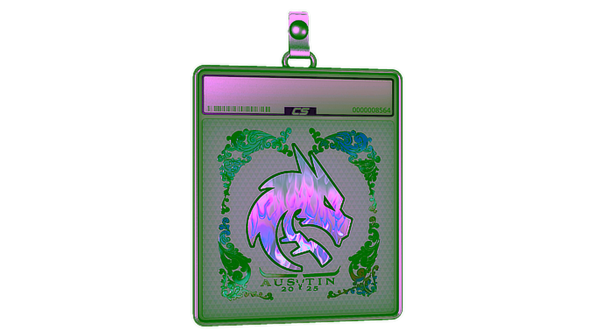 Display for Sticker Slab | Team Spirit (Holo) | Austin 2025