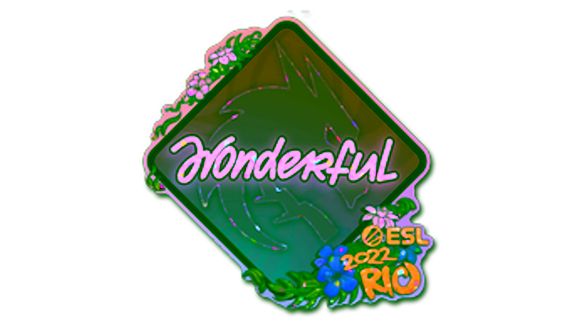 Sticker | w0nderful (Glitter) | Rio 2022 için görüntü