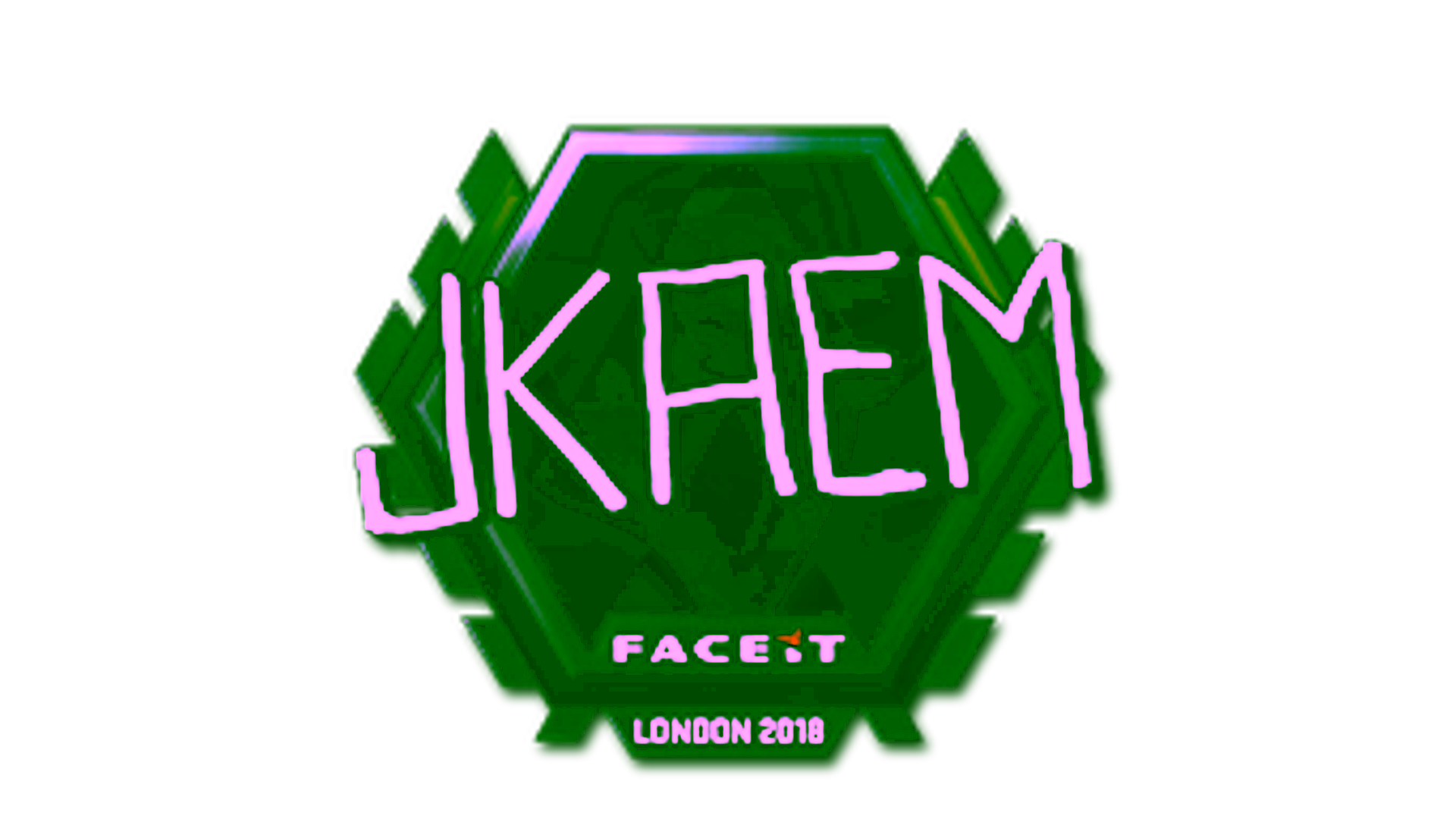 Display for Sticker | jkaem (Foil) | London 2018
