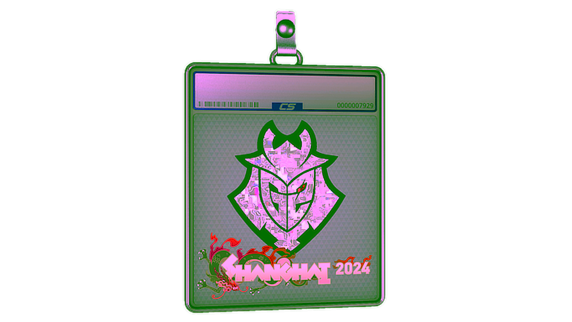 Sticker Slab | G2 Esports (Glitter) | Shanghai 2024 için görüntü