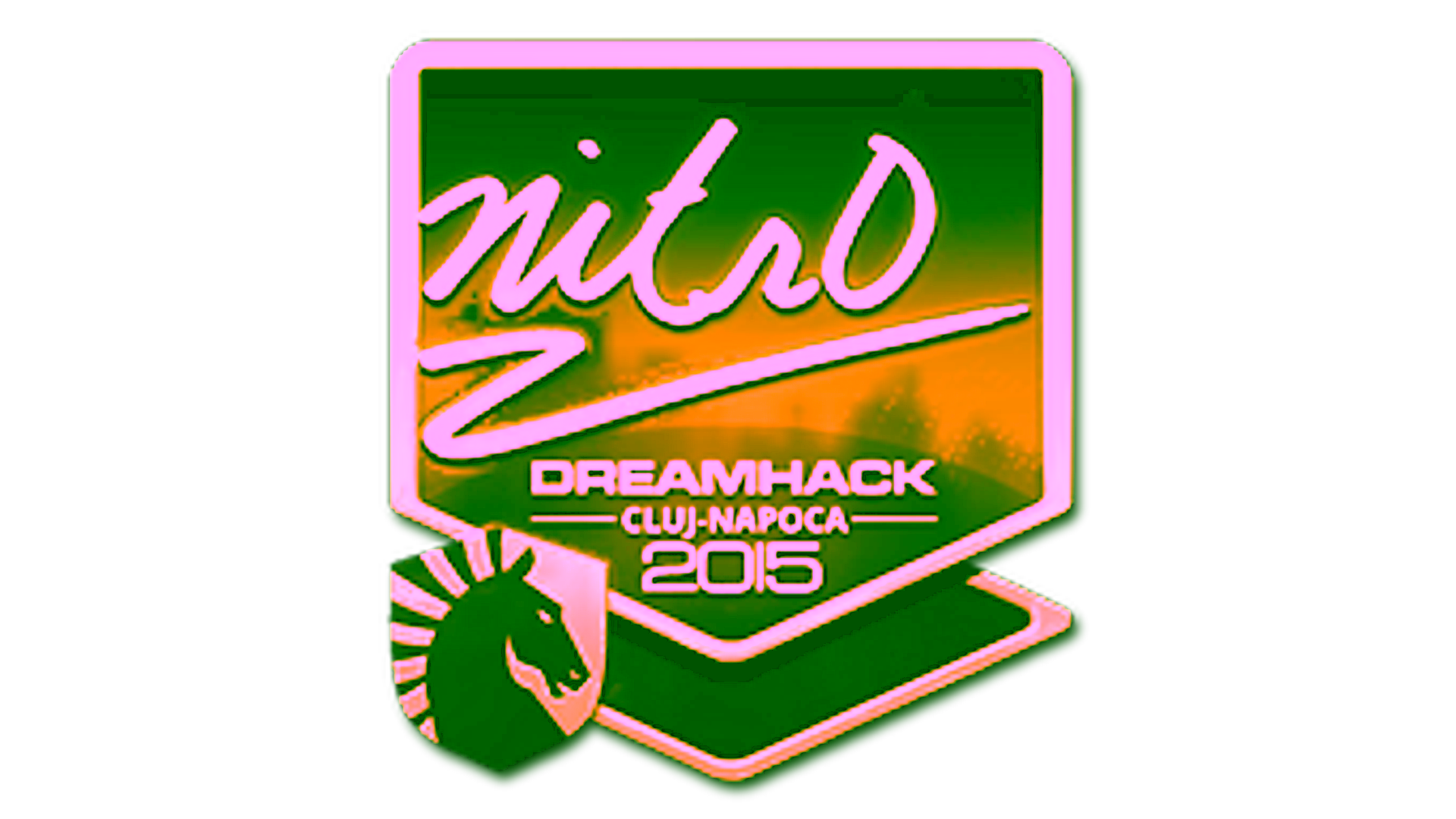 Affichage pour Sticker | nitr0 (Gold) | Cluj-Napoca 2015