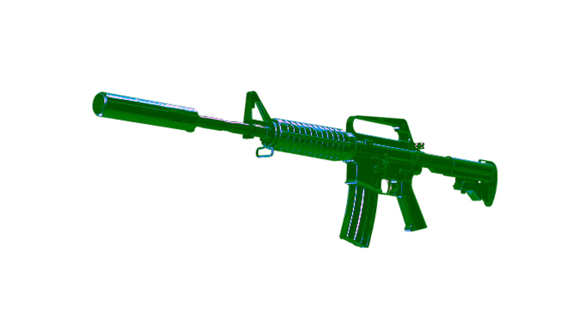 Display for M4A1-S | Blue Phosphor (Minimal Wear)