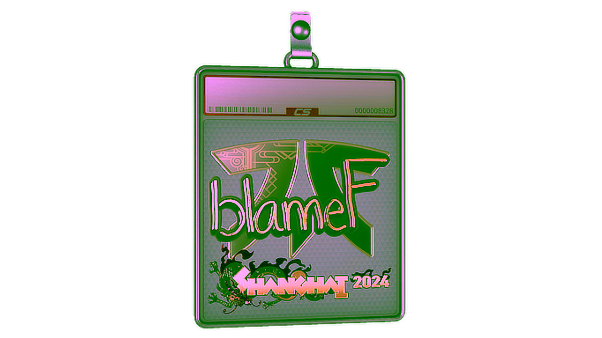 Anzeige für Sticker Slab | blameF (Gold) | Shanghai 2024