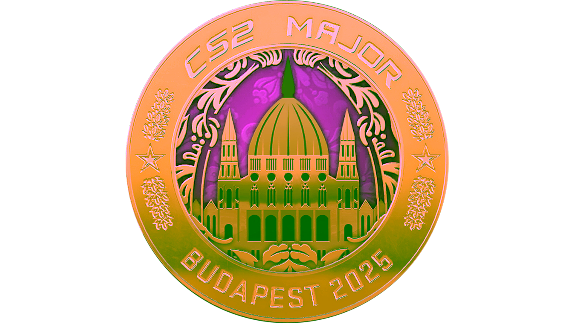 Display for Budapest 2025 Gold Coin