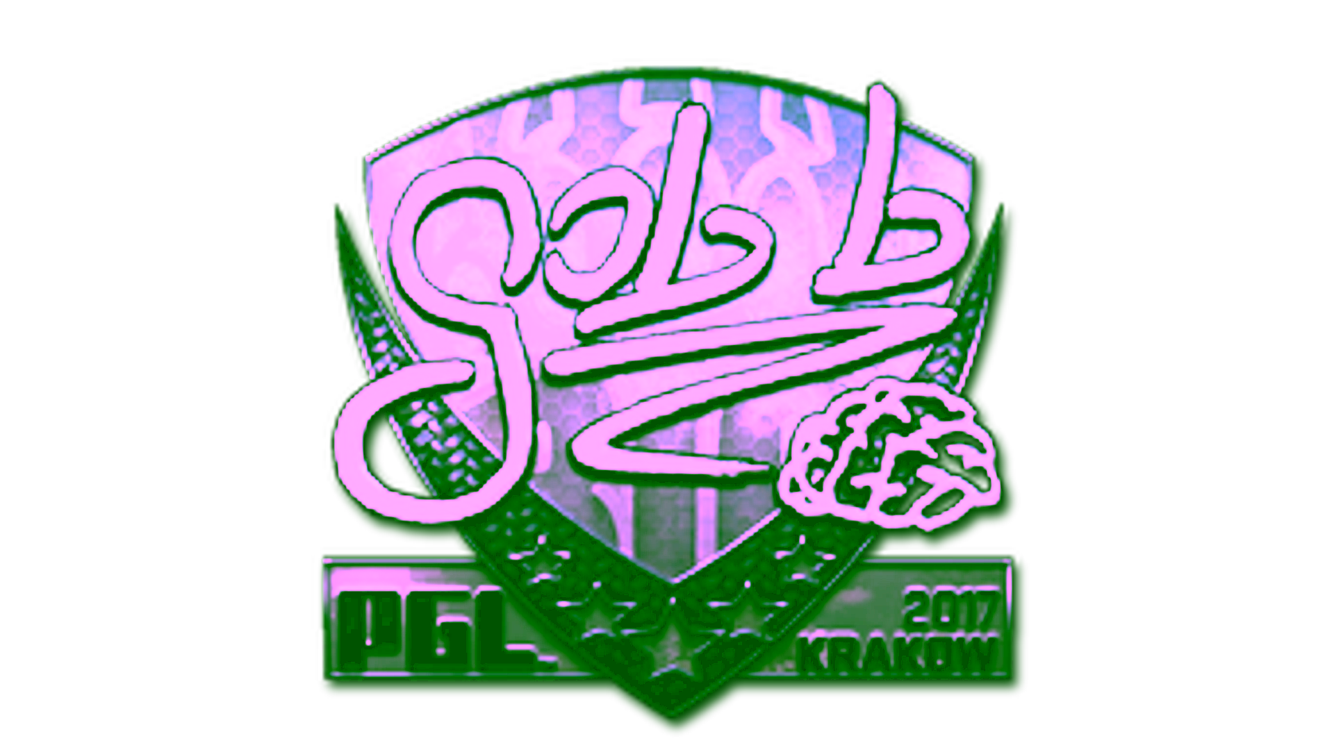 Display for Sticker | gob b (Foil) | Krakow 2017