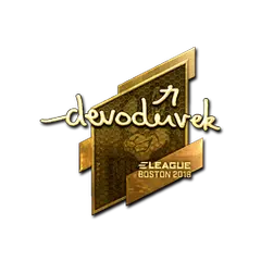 Sticker | devoduvek (Gold) | Boston 2018