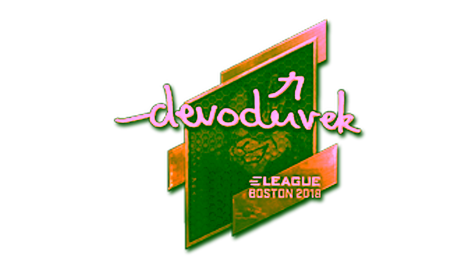 Display for Sticker | devoduvek (Gold) | Boston 2018