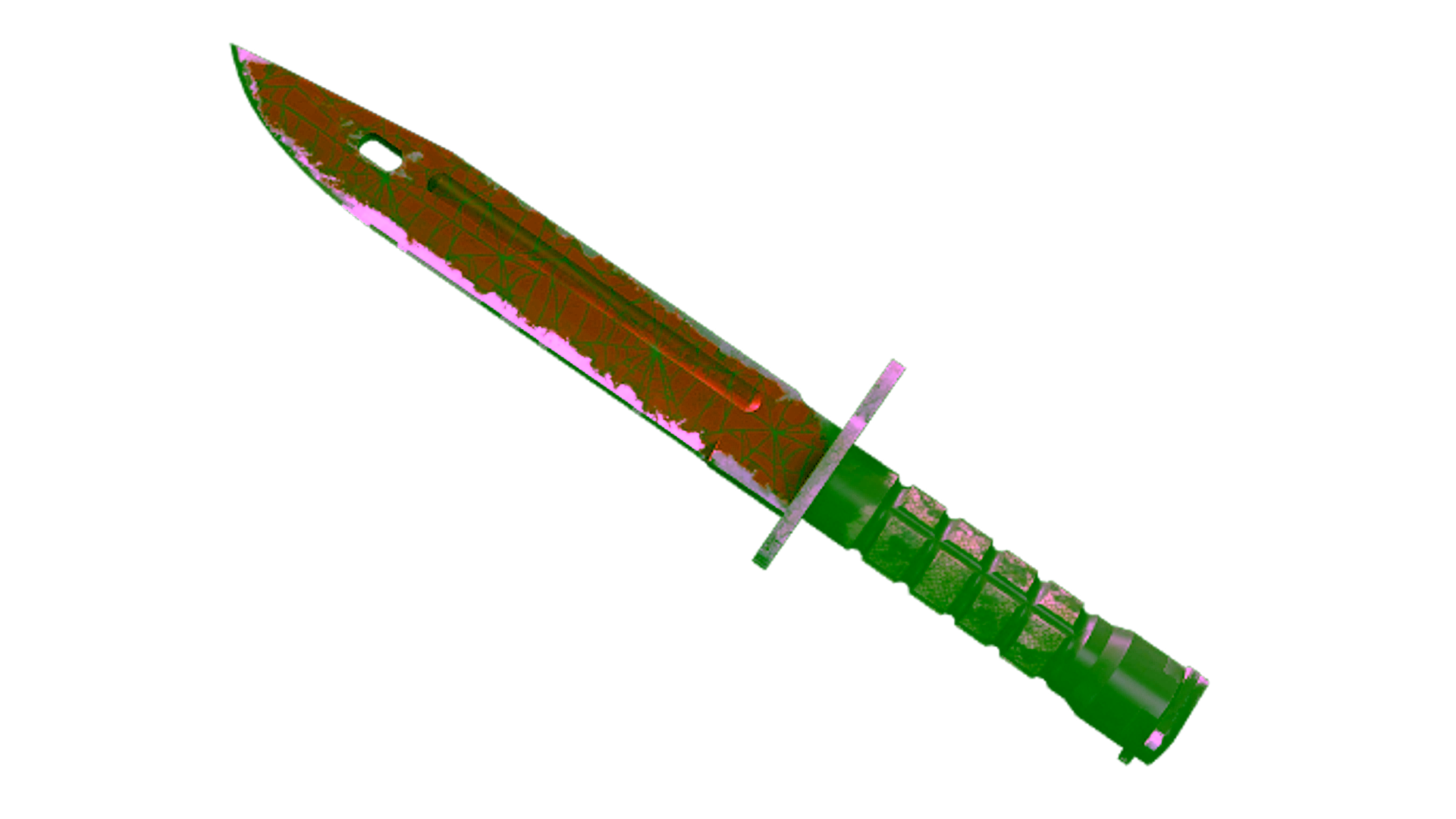 Visar för ★ StatTrak™ Bayonet | Crimson Web (Field-Tested)