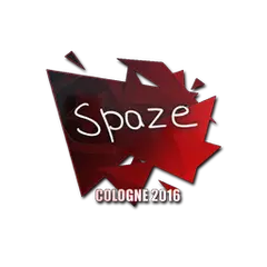 Sticker spaze Cologne 2016