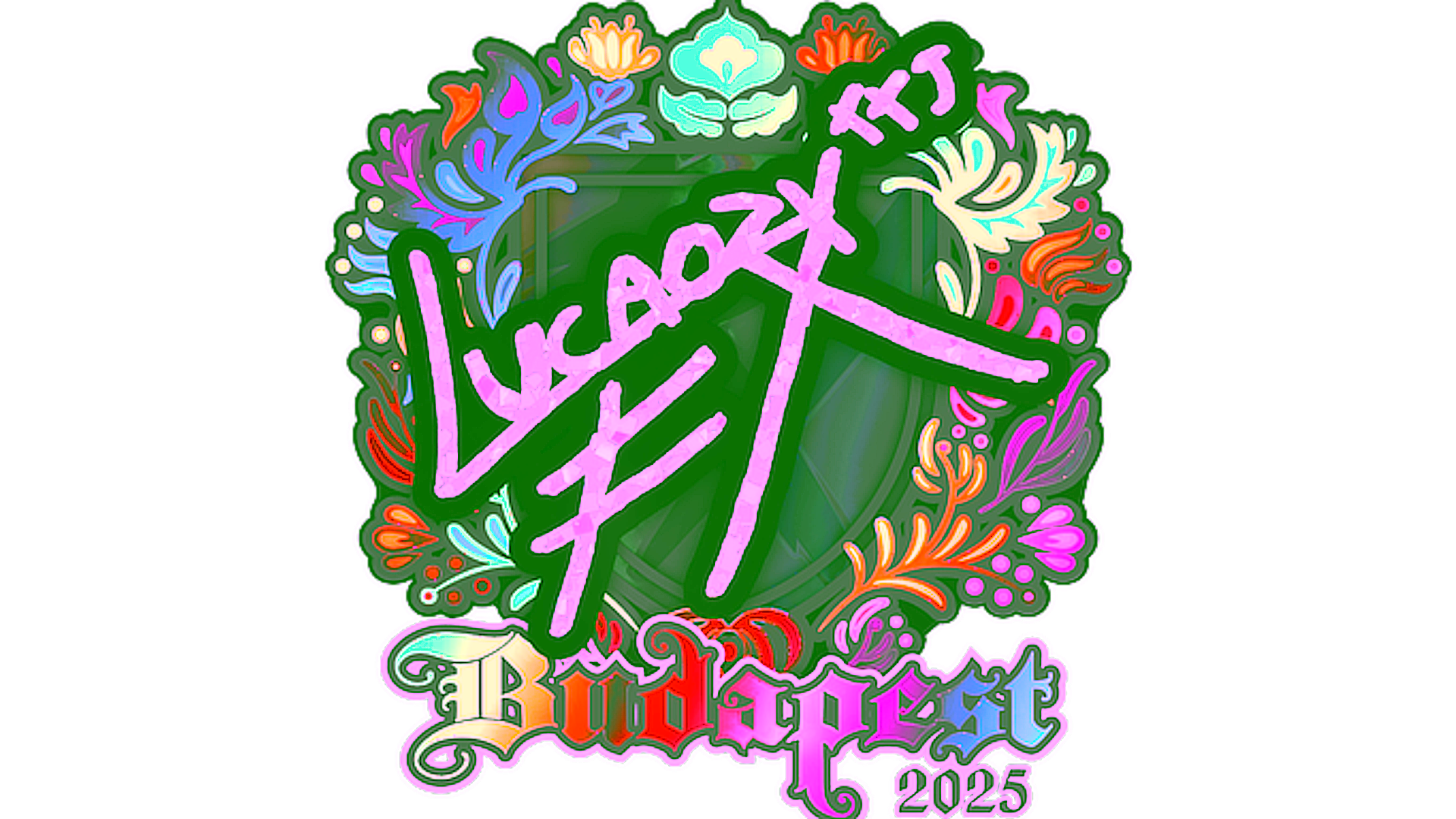 Display for Sticker | Lucaozy (Holo) | Budapest 2025