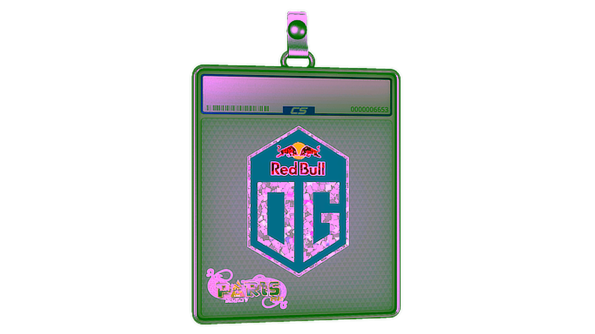 Rodyti Sticker Slab | OG (Glitter) | Paris 2023