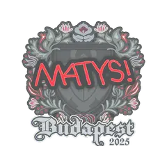 Sticker MATYS Budapest 2025