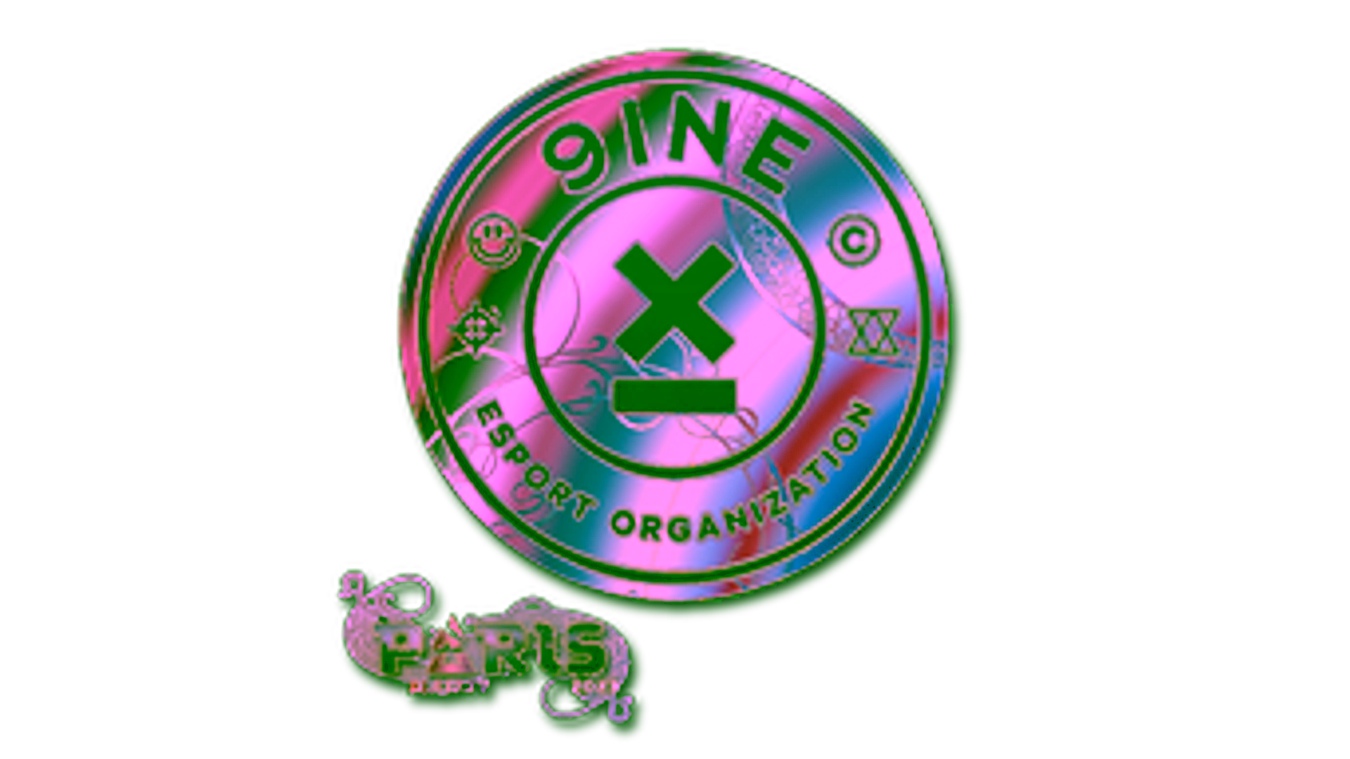 Affichage pour Sticker | 9INE (Holo) | Paris 2023