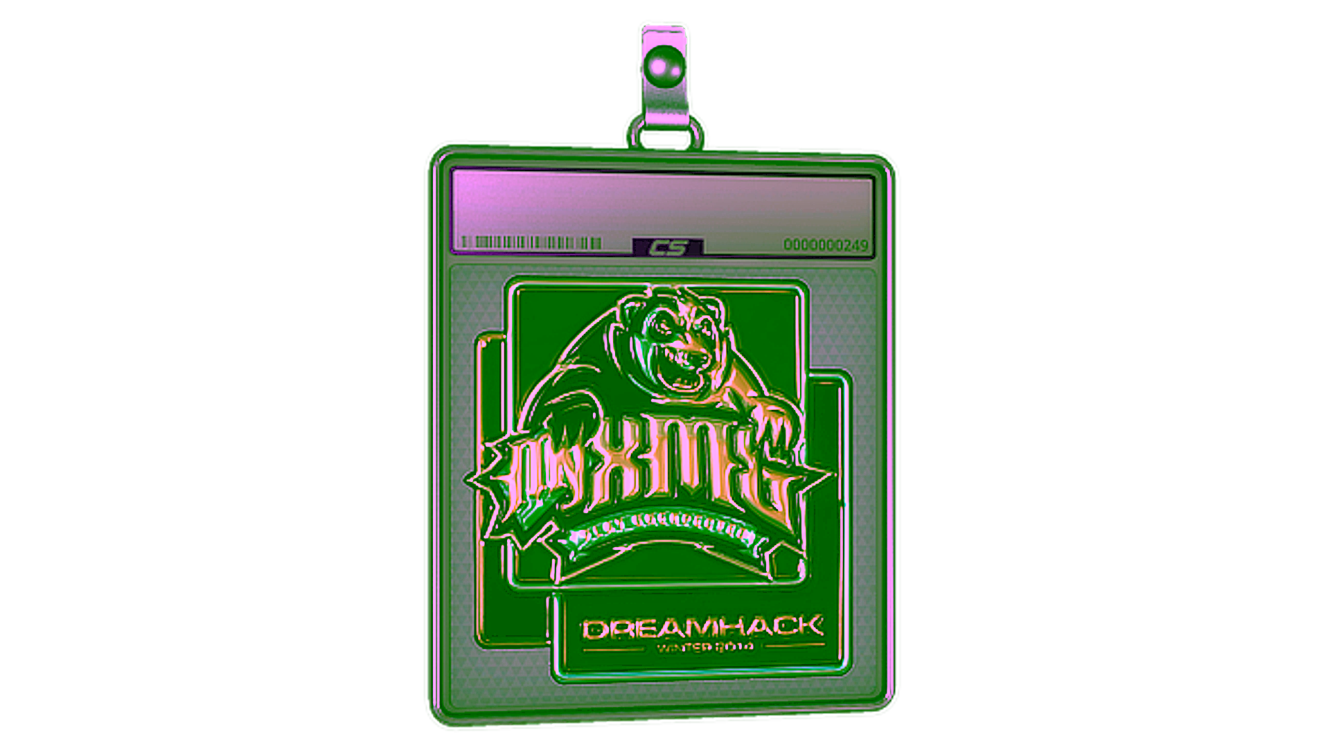 Visar för Sticker Slab | myXMG (Gold) | DreamHack 2014