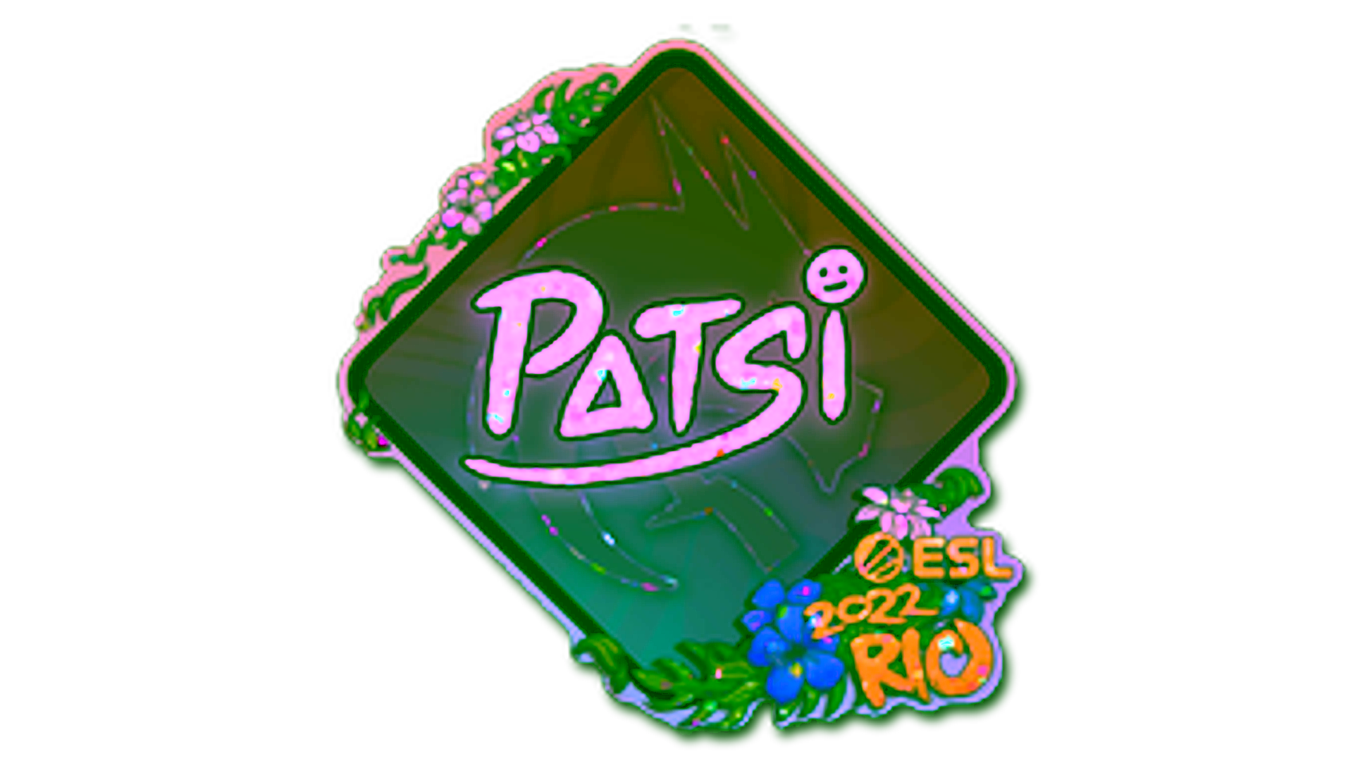 Rodyti Sticker | Patsi (Glitter) | Rio 2022