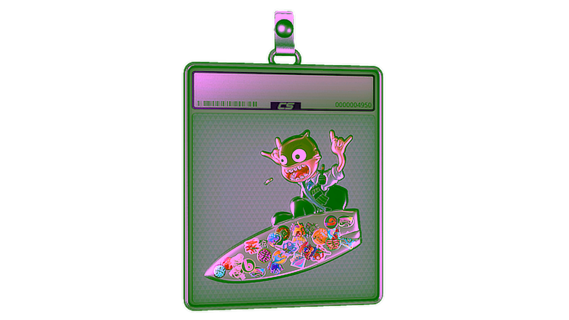 Rodyti Sticker Slab | Sticker Bomb Surf K (Foil)