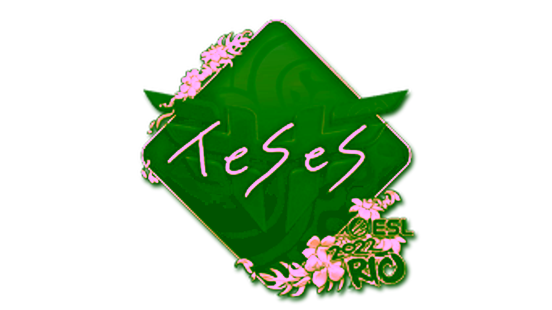 Display for Sticker | TeSeS (Gold) | Rio 2022