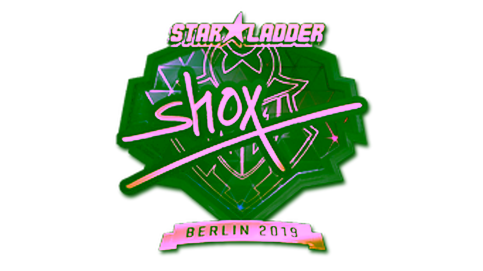Display for Sticker | shox (Gold) | Berlin 2019