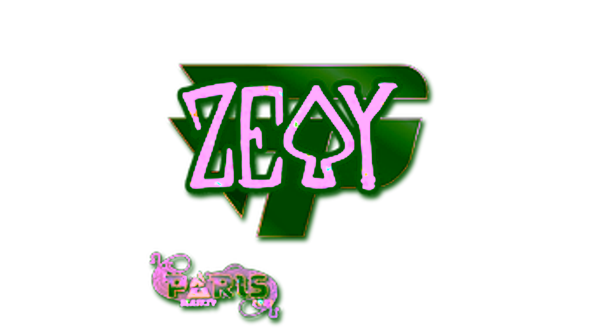 Anzeige für Sticker | zevy (Glitter) | Paris 2023