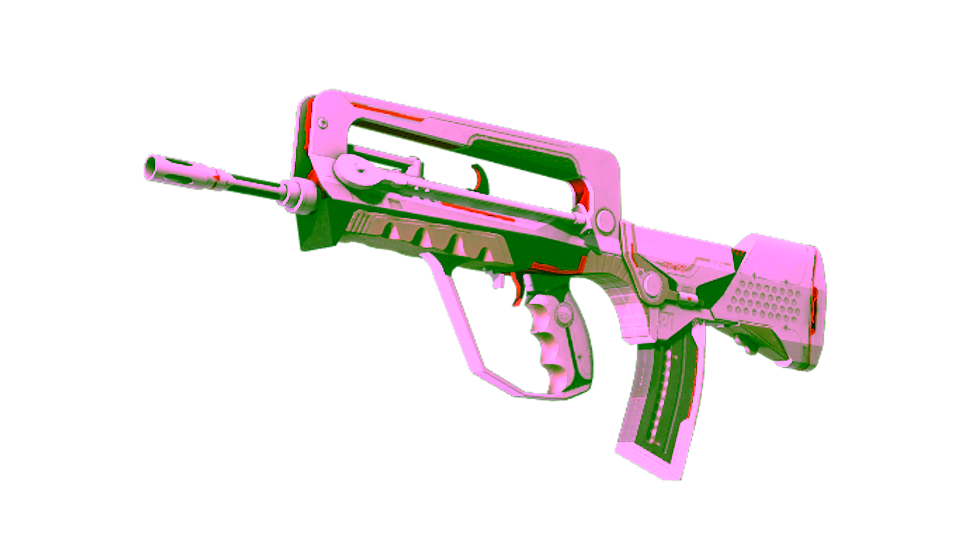 Visar för StatTrak™ FAMAS | Mecha Industries (Factory New)