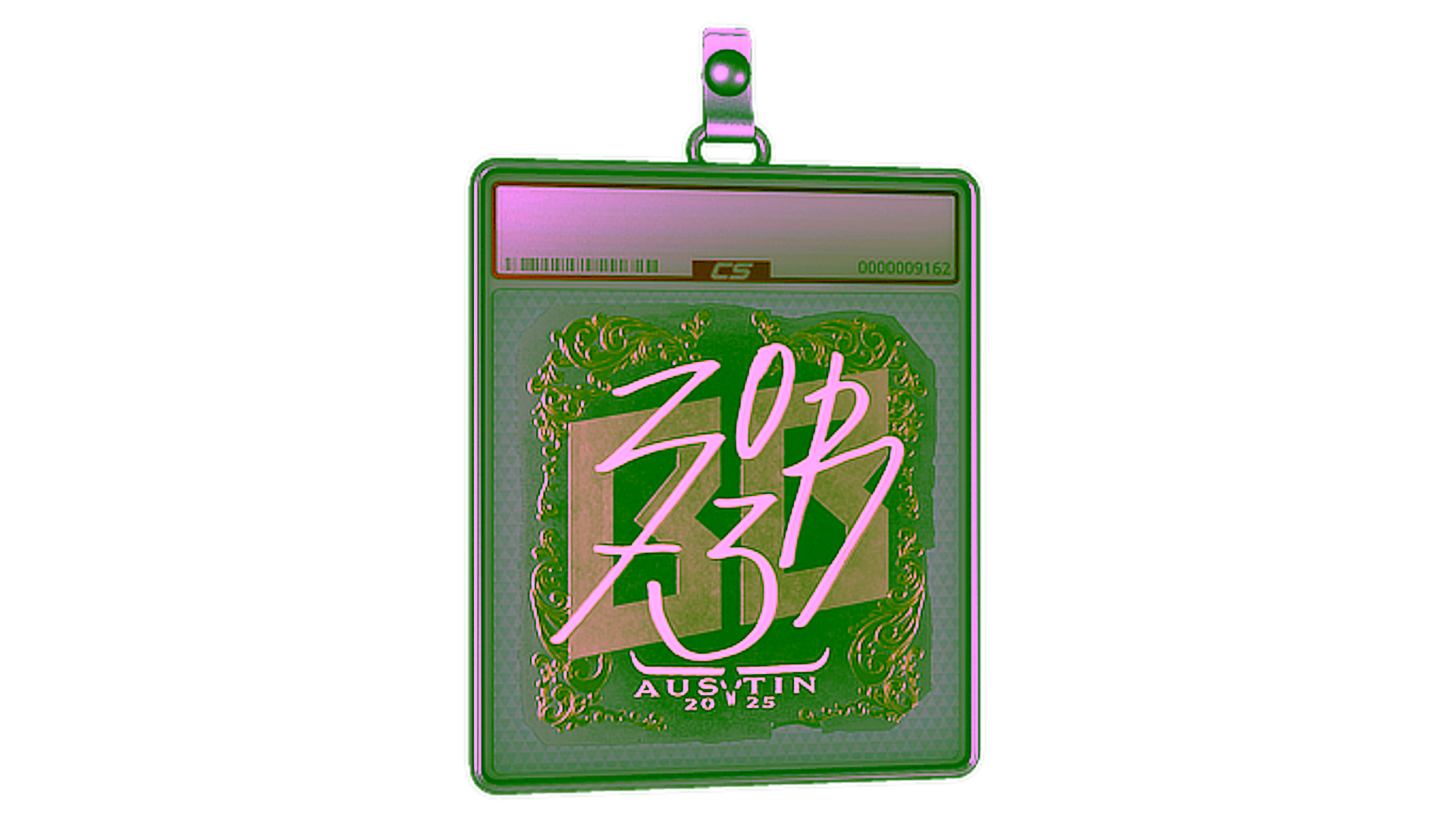 Display for Sticker Slab | zorte (Gold) | Austin 2025