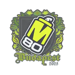 Sticker M80 Budapest 2025
