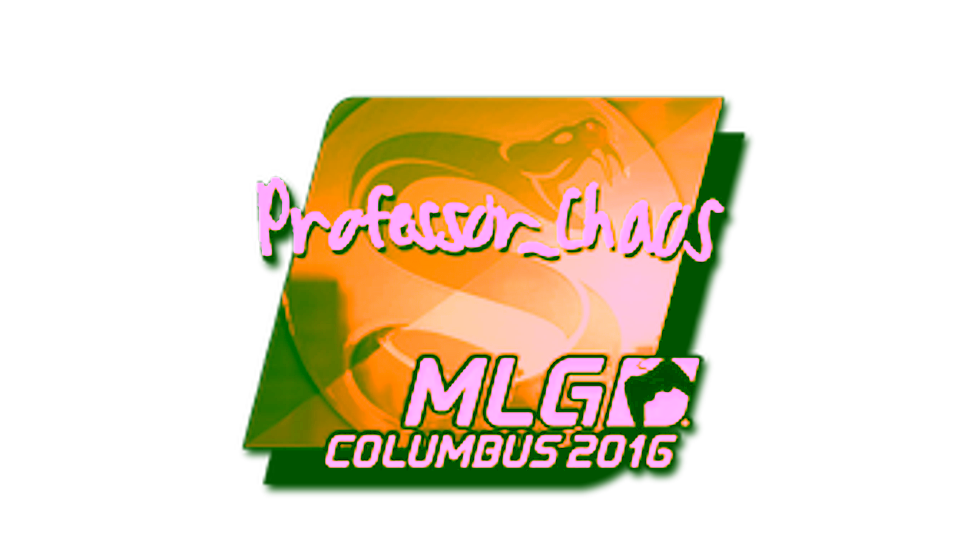 Display for Sticker | Professor_Chaos (Gold) | MLG Columbus 2016