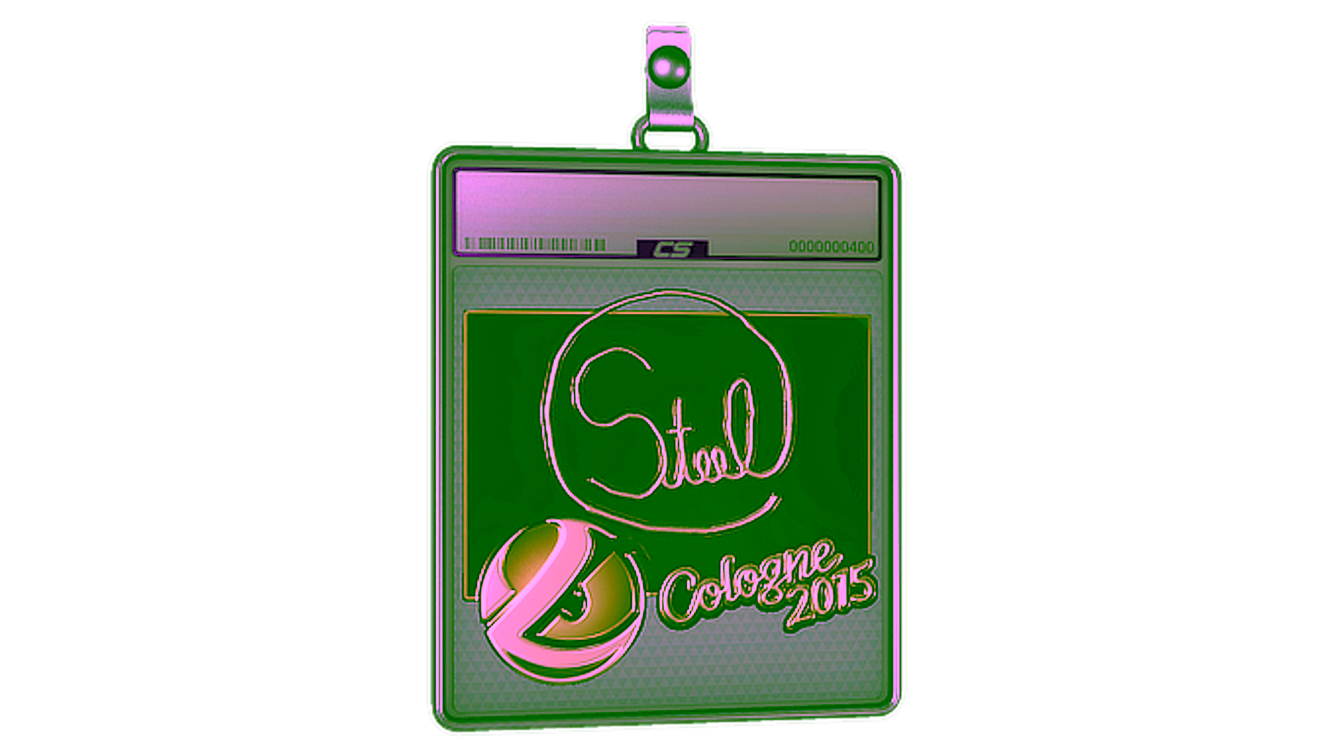 Visar för Sticker Slab | steel (Gold) | Cologne 2015