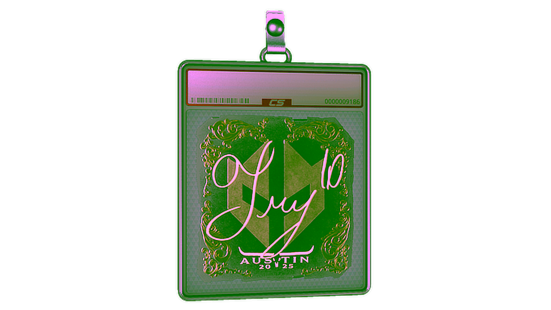 Display for Sticker Slab | TRY (Gold) | Austin 2025