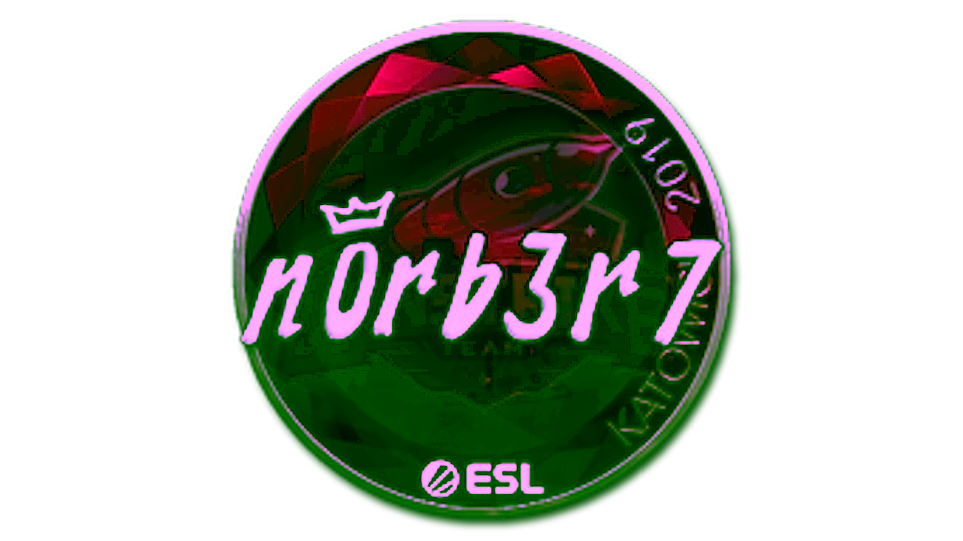 Display for Sticker | n0rb3r7 (Foil) | Katowice 2019
