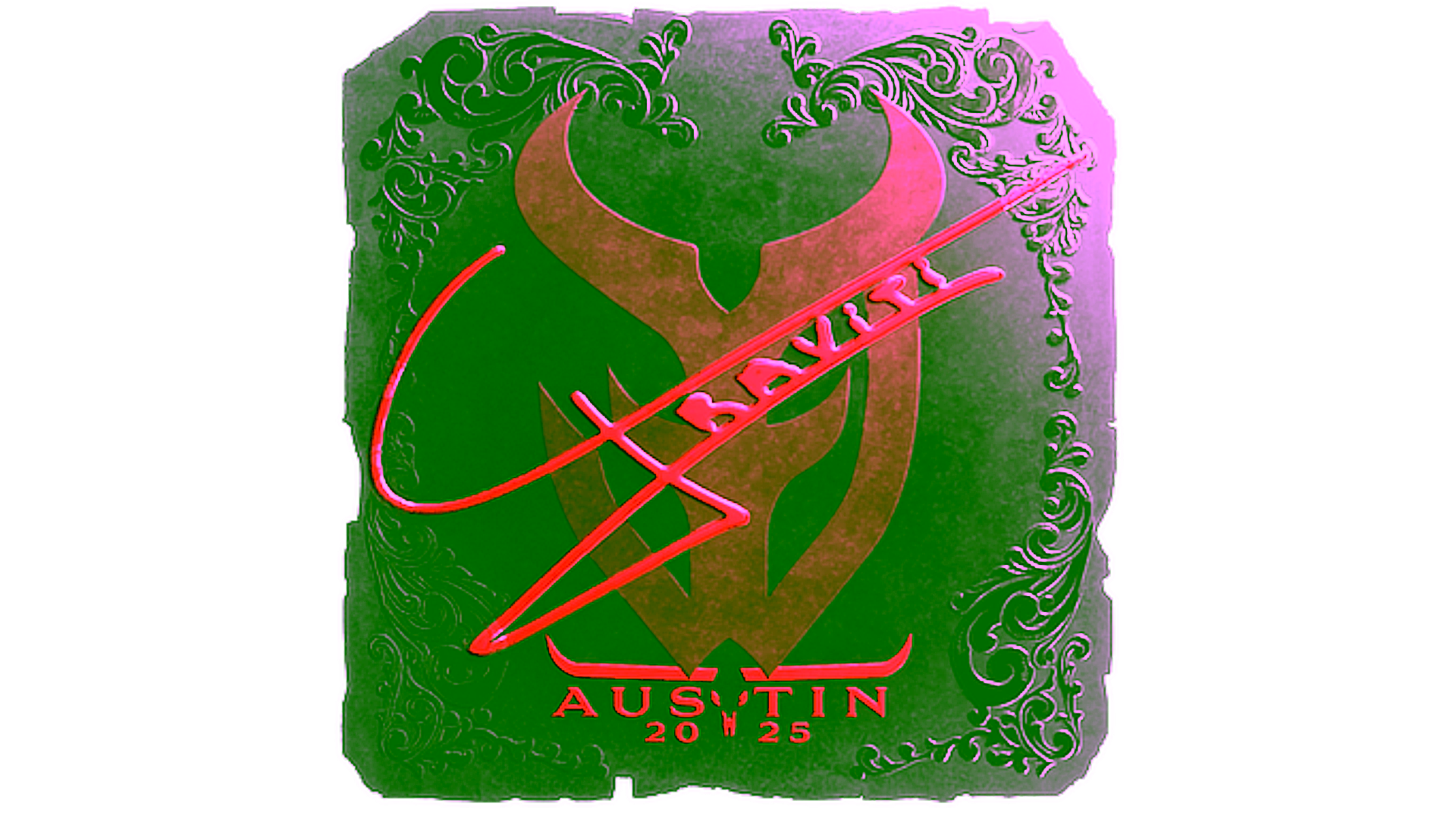 Visar för Sticker | Graviti (Foil) | Austin 2025