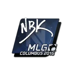 Sticker NBK- MLG Columbus 2016
