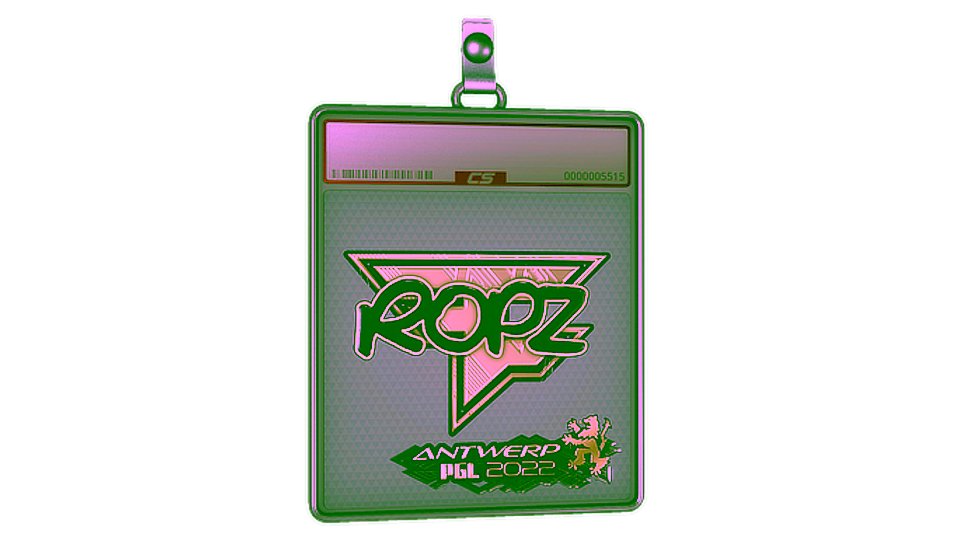 Display for Sticker Slab | ropz (Gold) | Antwerp 2022