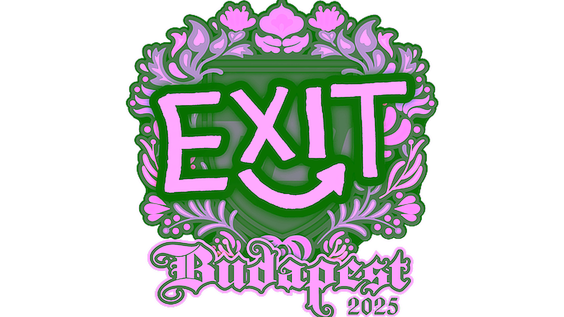 Display for Sticker | exit | Budapest 2025