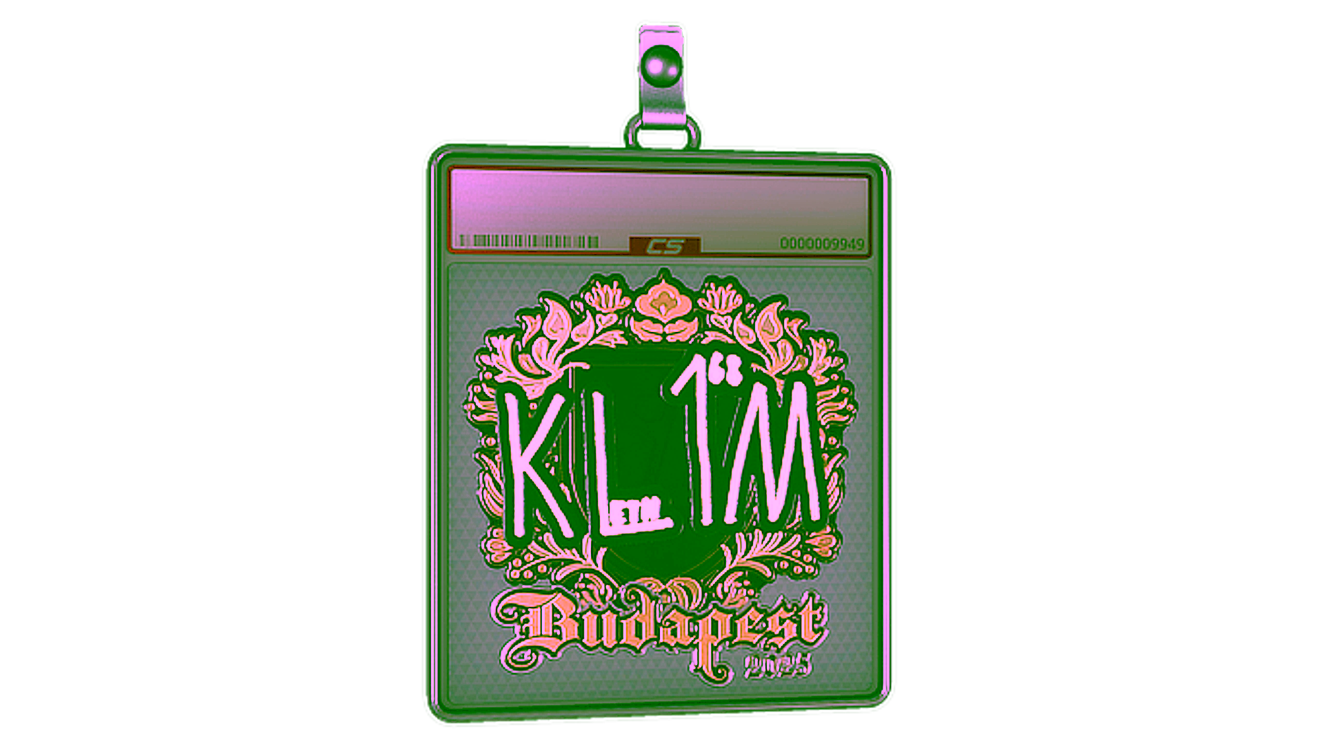 Display for Sticker Slab | kl1m (Gold) | Budapest 2025