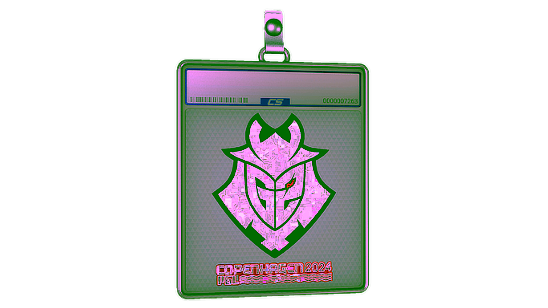 Display for Sticker Slab | G2 Esports (Glitter) | Copenhagen 2024