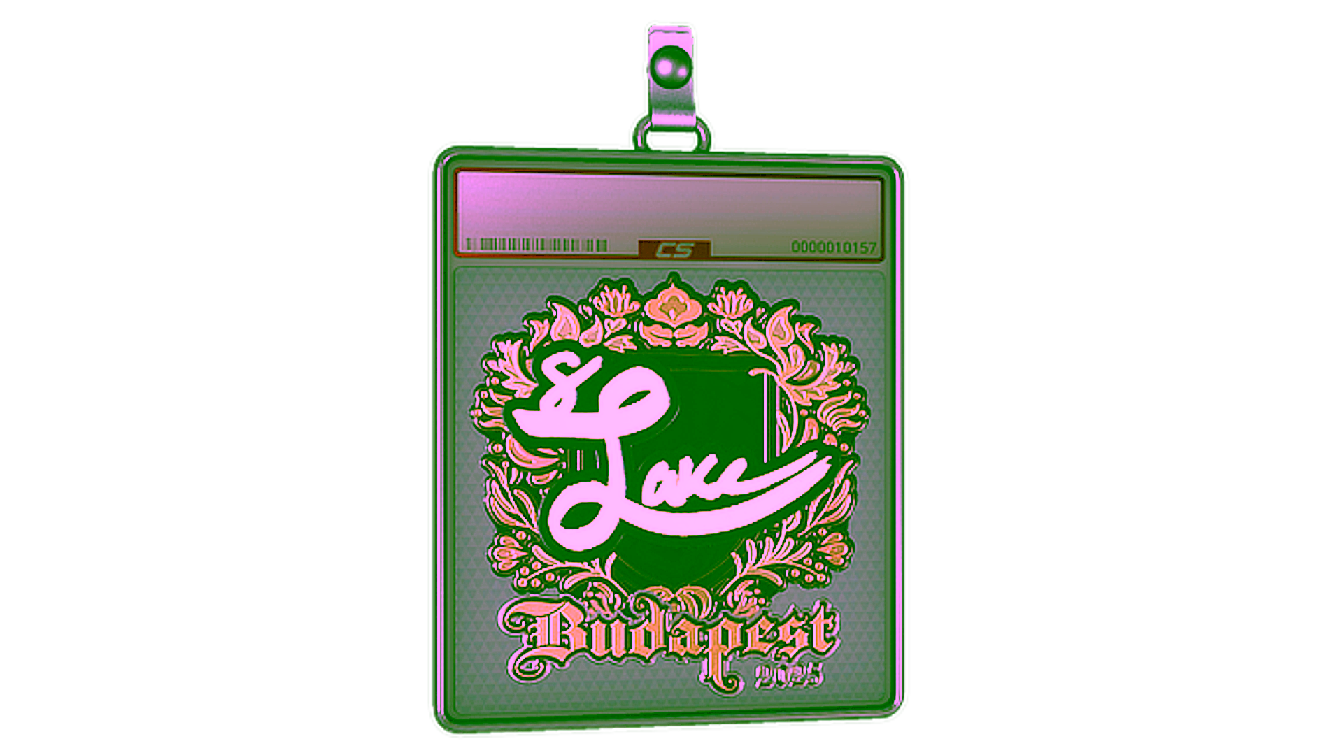 Visar för Sticker Slab | Lake (Gold) | Budapest 2025