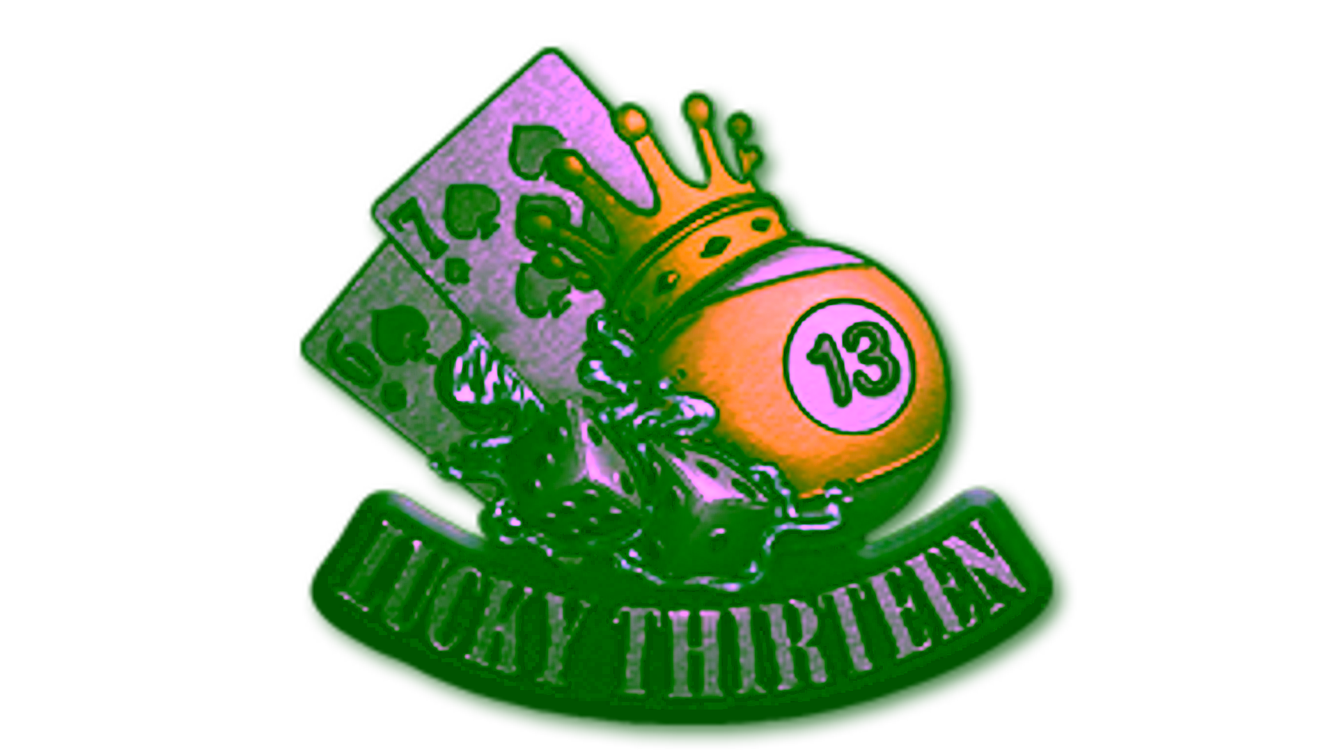 Display for Sticker | Lucky 13 (Foil)