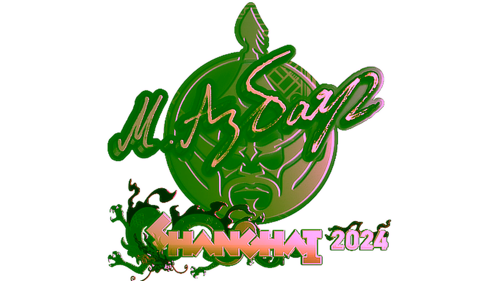 Display for Sticker | Senzu (Gold) | Shanghai 2024