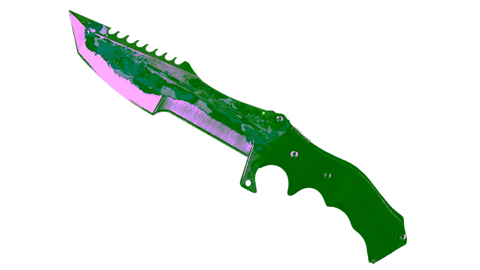 Display for ★ StatTrak™ Huntsman Knife | Bright Water (Battle-Scarred)
