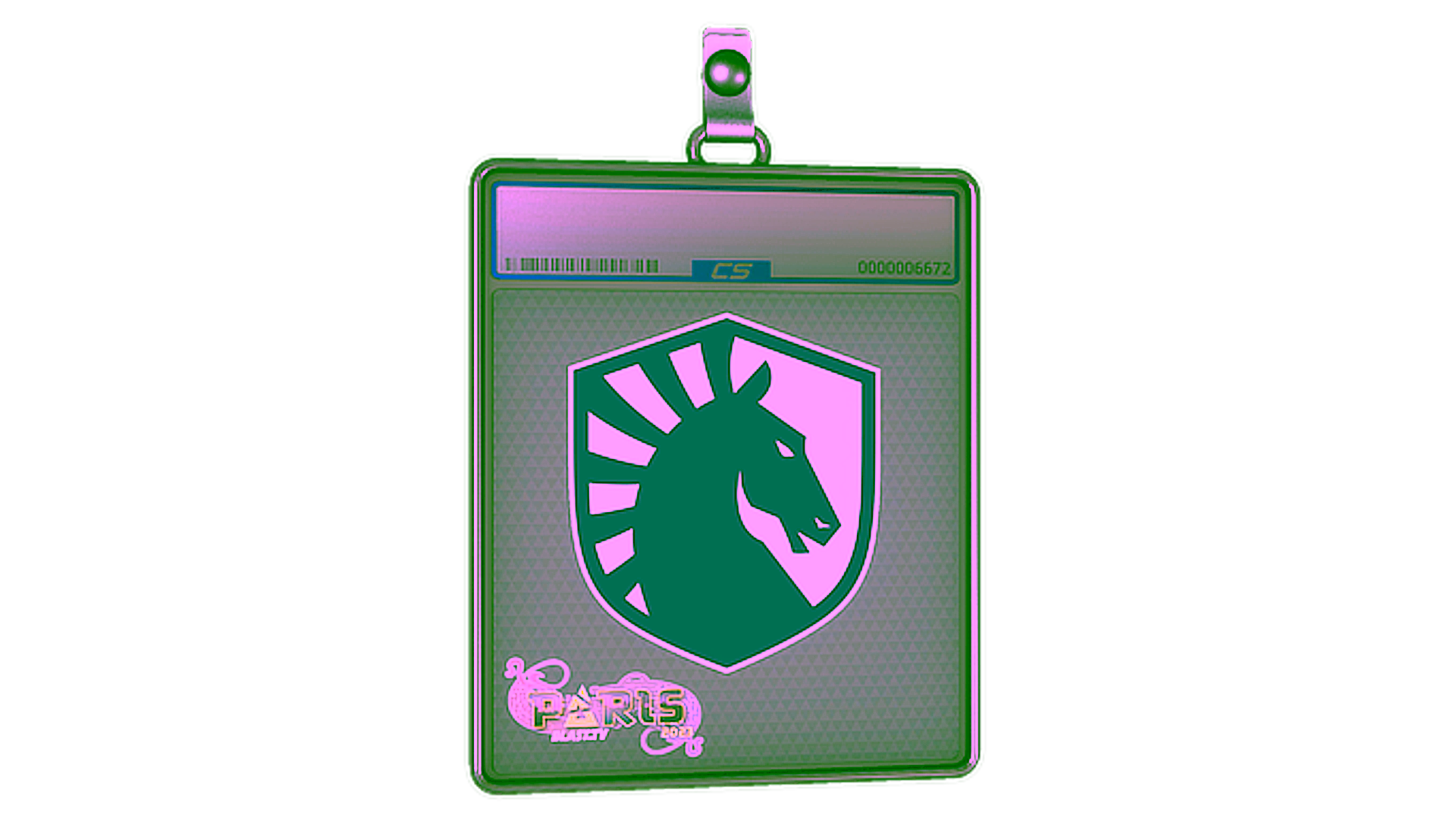 Display for Sticker Slab | Team Liquid | Paris 2023