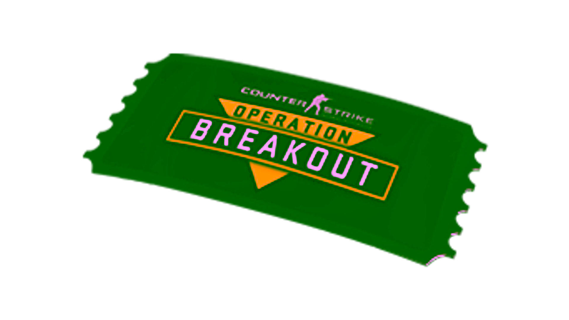 Display for Operation Breakout All Access Pass