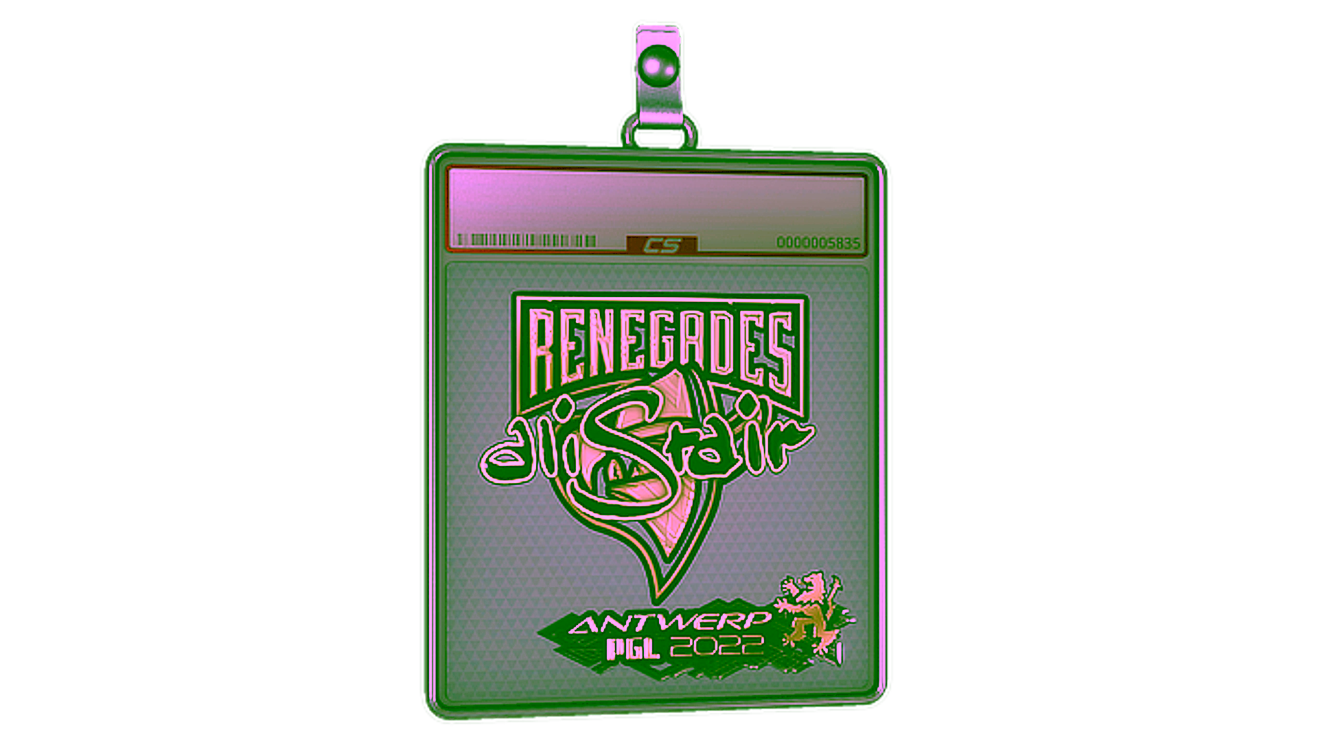 Display for Sticker Slab | aliStair (Gold) | Antwerp 2022