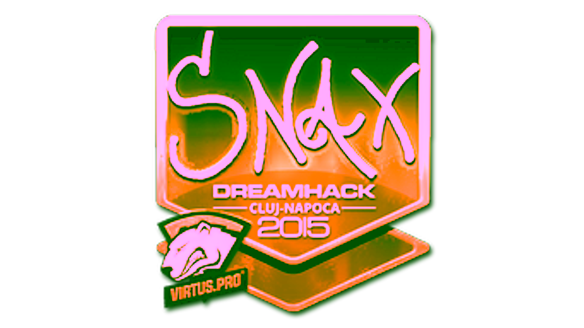 Affichage pour Sticker | Snax (Gold) | Cluj-Napoca 2015