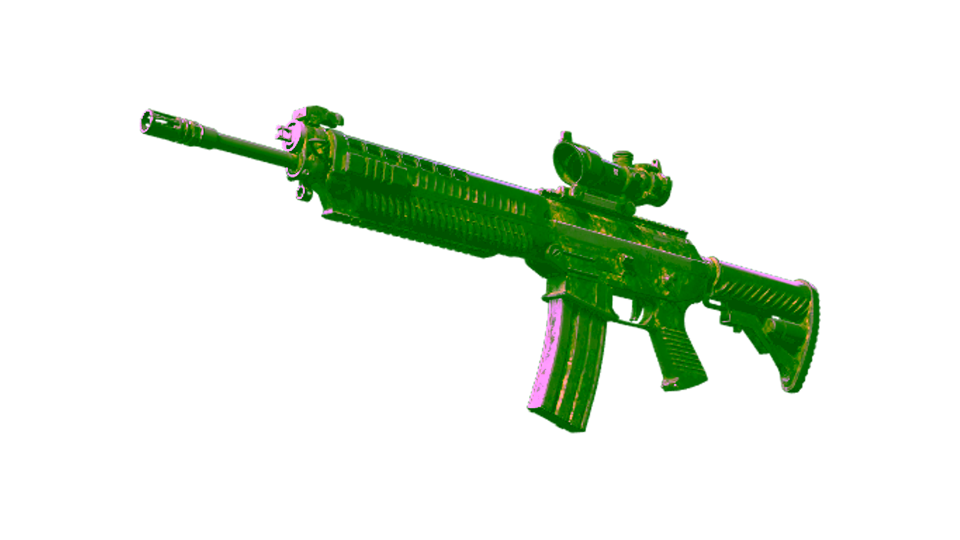 Affichage pour SG 553 | Gator Mesh (Battle-Scarred)